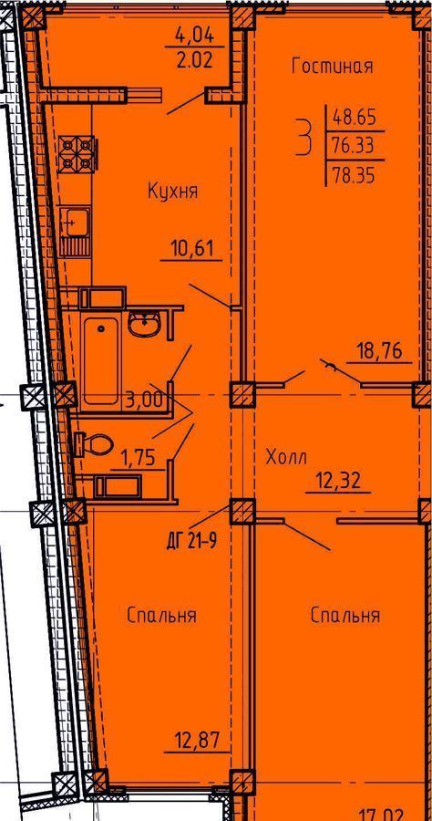 квартира г Пенза р-н Октябрьский ул Генерала Глазунова 6 ЖК «Арбековская застава», Октябрьский район фото 1