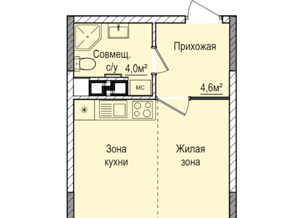квартира г Ижевск р-н Индустриальный Буммаш ЖК «Покровский» 2 жилрайон фото 1