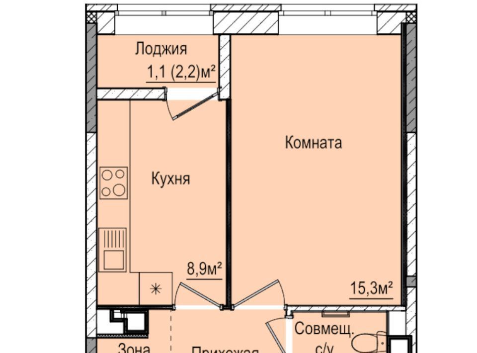 квартира г Ижевск р-н Индустриальный Буммаш ЖК «Покровский» жилрайон фото 1