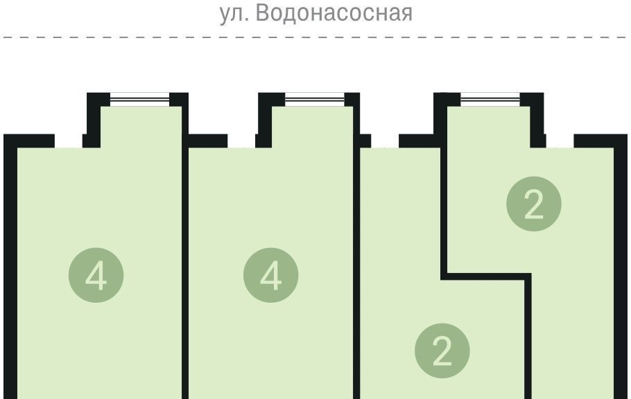 квартира г Новосибирск Речной вокзал ул Большевистская 132 фото 18