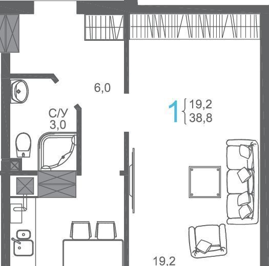 квартира г Симферополь р-н Киевский ул 51-й Армии 124 фото 1