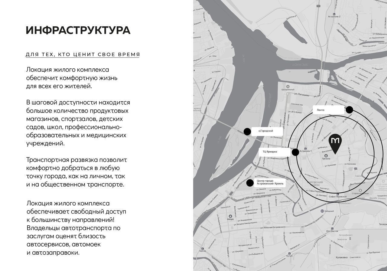 квартира г Астрахань р-н Кировский ул Минусинская 2 ЖК «Аксиома на Минусинской» уч. 8г фото 5