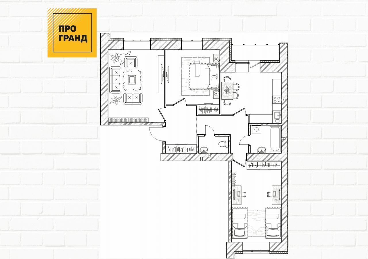 квартира г Кемерово р-н Ленинский б-р Строителей 60к/3 фото 1