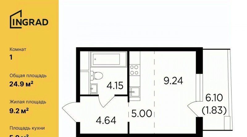 квартира г Одинцово ул Маршала Бирюзова 7к/4 Одинцово фото 1