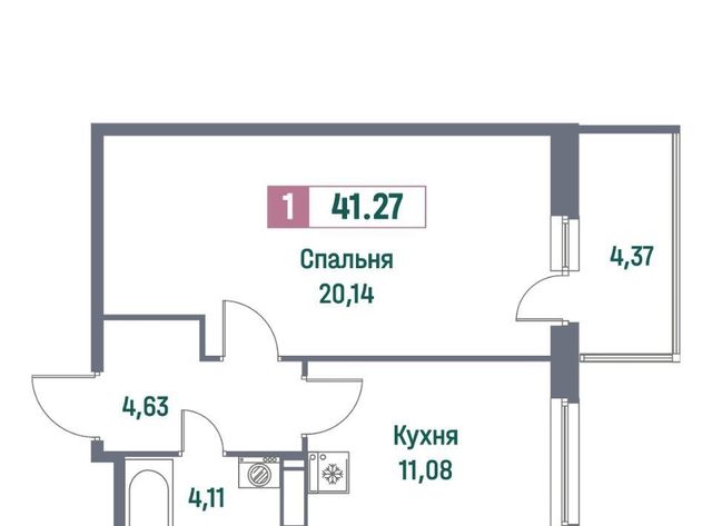 квартира г Мурино Западное Мурино ул Екатерининская 22/2 ЖК «Ленинградская перспектива» Девяткино фото