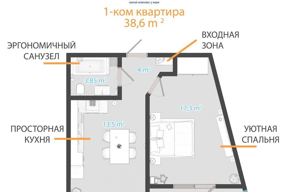 квартира г Новороссийск с Мысхако ул Шоссейная 23 фото 1