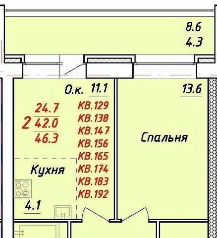 квартира г Новоалтайск ул Индустриальная 2/2 фото