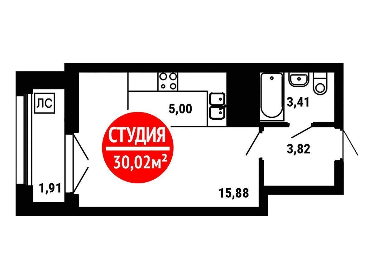 квартира г Уфа р-н Ленинский Кооперативный ул Природная 20 фото 1