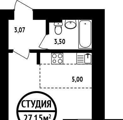 квартира г Уфа р-н Ленинский ул Природная 7 фото 1