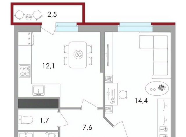 квартира г Тверь р-н Московский Южный ул Левитана 10 фото