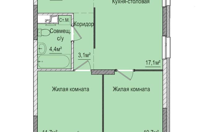 р-н Ленинский Машиностроитель ул Зеленая 60 фото