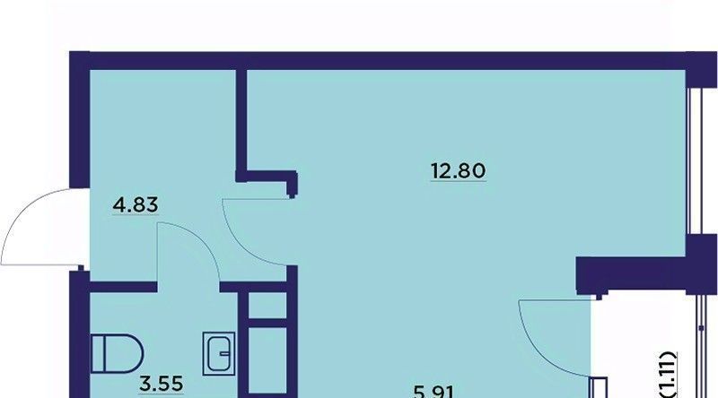 квартира г Воронеж р-н Центральный ул Ломоносова 116/4 Учхоз кв-л фото 1