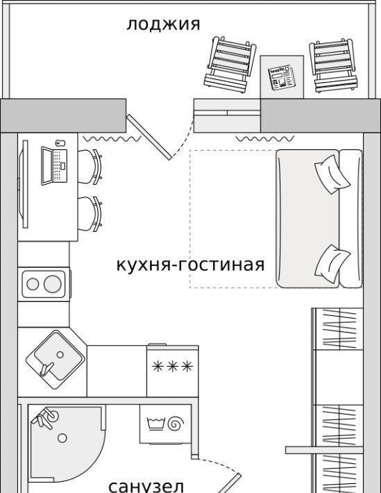 квартира р-н Всеволожский п Бугры ЖК Новые Горизонты Девяткино фото 1