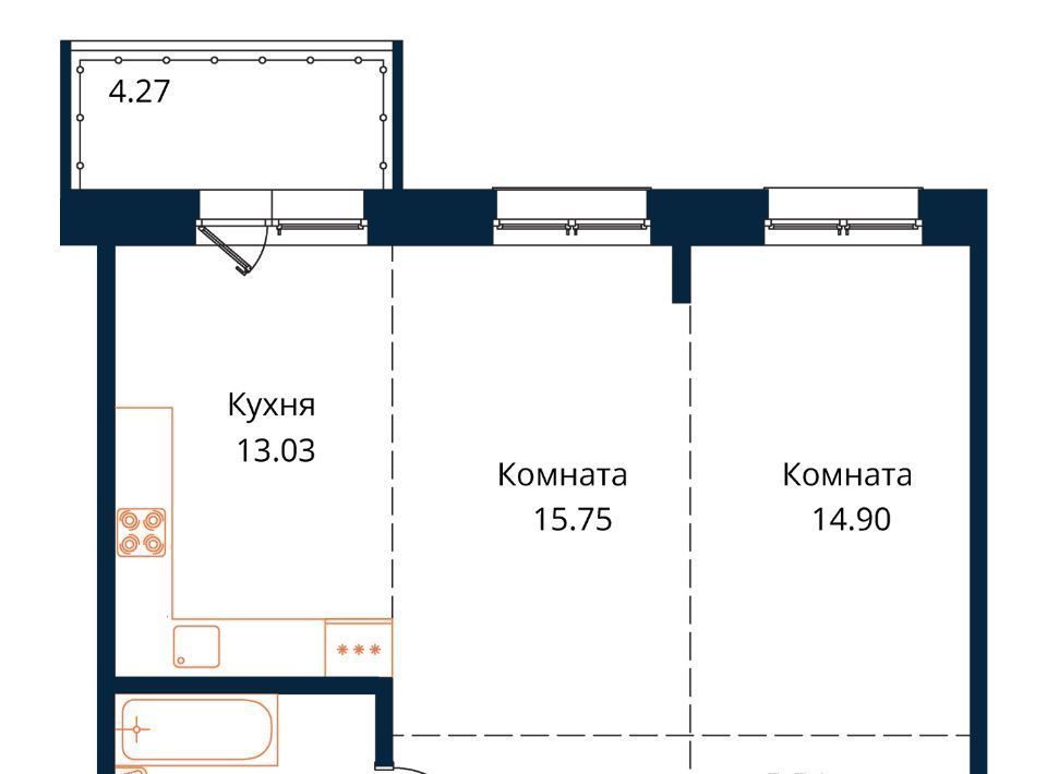 квартира г Иркутск р-н Октябрьский ул Юрия Левитанского 4 фото 1