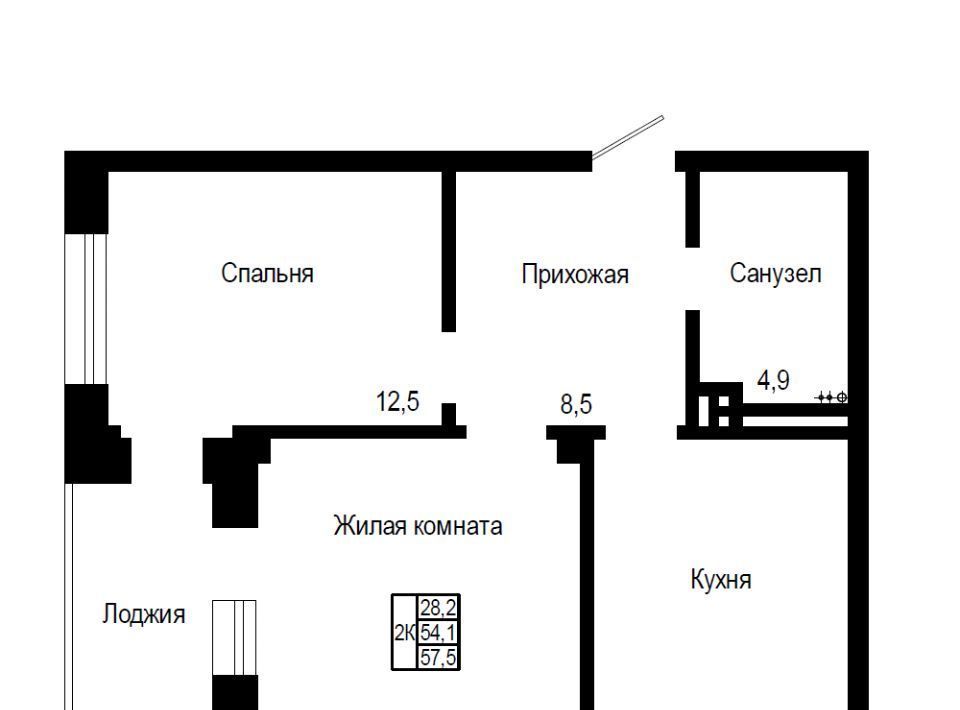 квартира г Красноярск р-н Свердловский ул Свердловская с 3 фото 1