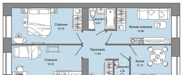 р-н Заволжский ЖК Центрополис 4 Центральный кв-л фото