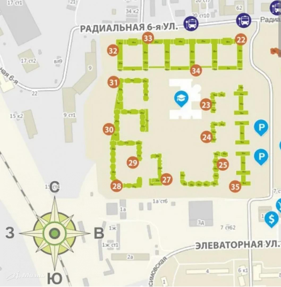 квартира г Москва метро Покровское ул 6-я Радиальная 7/6к 3 Покровское метро  МЦД-2, МЦД-2 фото 2