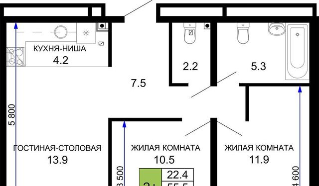 г Краснодар р-н Прикубанский Николино Парк ЖК «Дыхание» фото