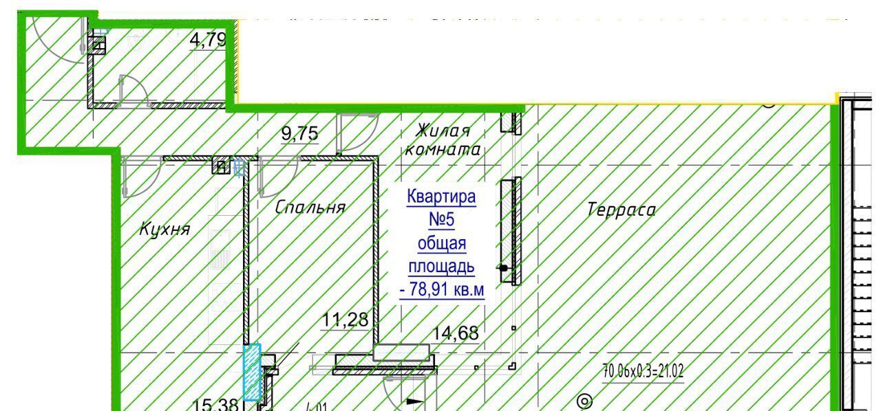 квартира г Ростов-на-Дону р-н Ворошиловский ул Ларина 45с/2 фото 1