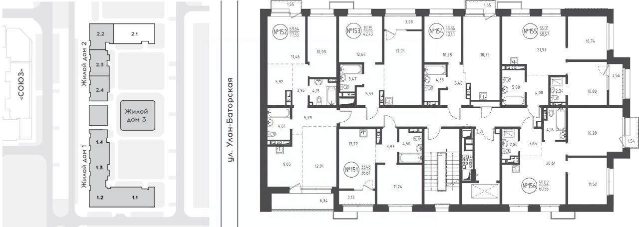 квартира г Иркутск р-н Свердловский ул Эдуарда Дьяконова 11 фото 1