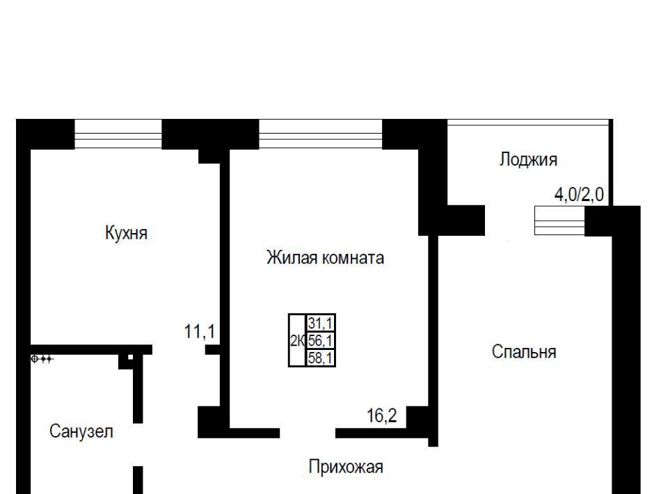 квартира г Красноярск р-н Свердловский ул Свердловская 6к с 3 фото 1