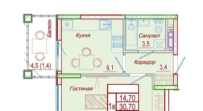 квартира р-н Анапский с Сукко ул Мирная 9 муниципальное образование, Анапа фото 1