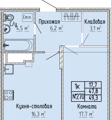 квартира г Тверь р-н Московский ул 15 лет Октября 52к/1 фото