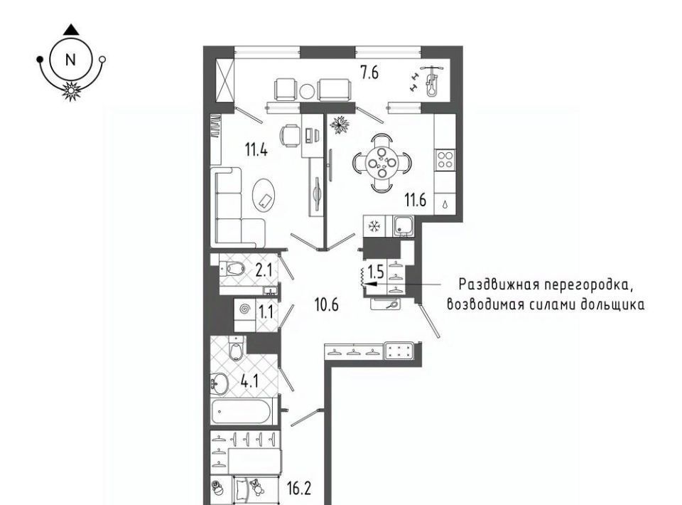 квартира г Санкт-Петербург метро Фрунзенская б-р Измайловский 9 фото 2