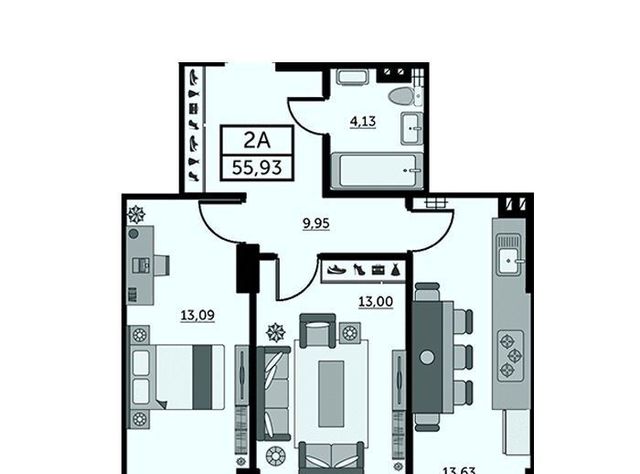 р-н Кировский ул Красноармейская 157в/83с 2 фото