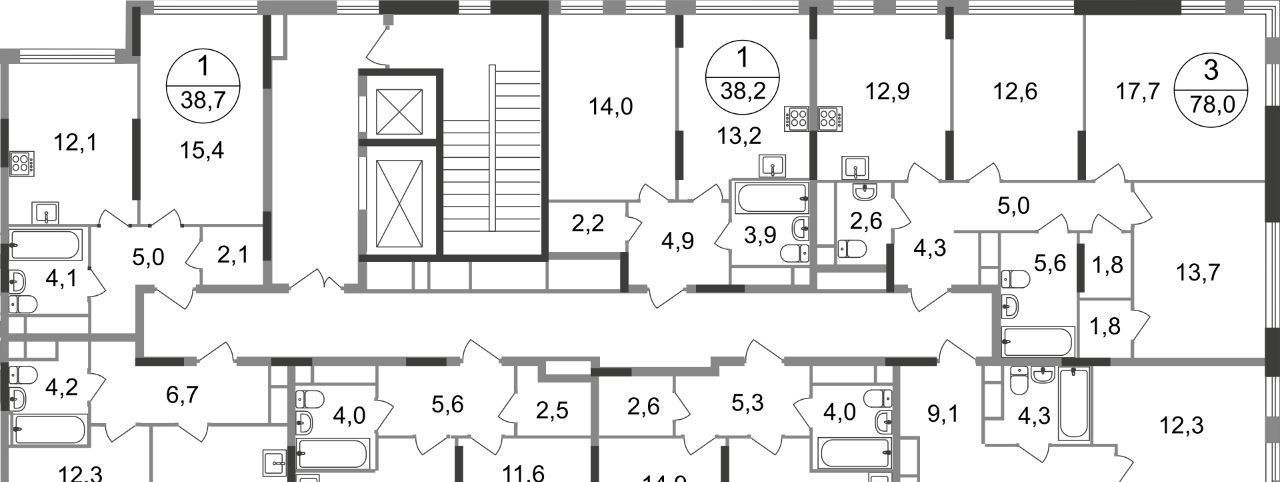 квартира г Москва п Внуковское метро Рассказовка Переделкино Ближнее мкр, 17-й кв-л фото 15