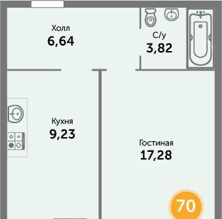 квартира р-н Зеленоградский г Зеленоградск ул Автомобилистов 5 фото 1