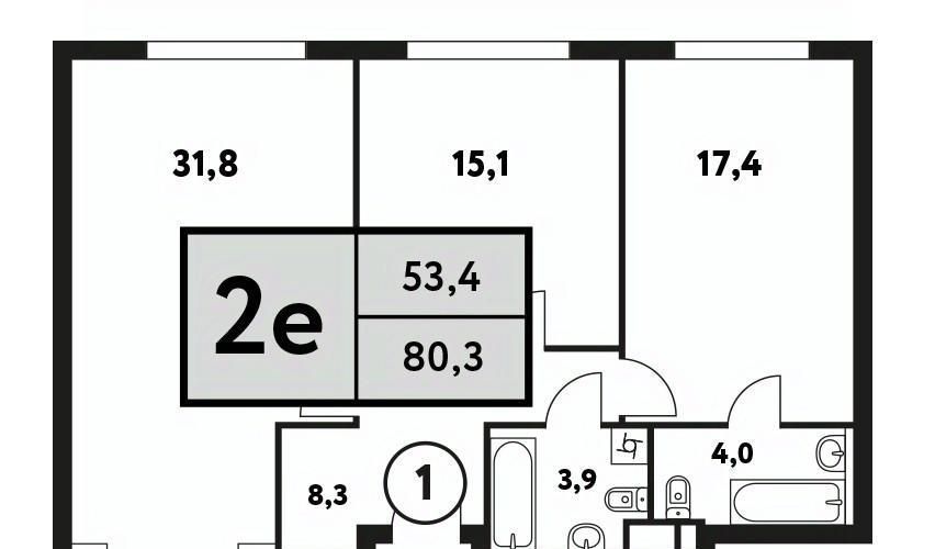 квартира г Москва метро Беломорская ул Фестивальная 27/1 15к фото 1