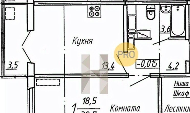 квартира г Воронеж р-н Железнодорожный Северо-Восточный ЖК «Лазурный» жилрайон фото 2