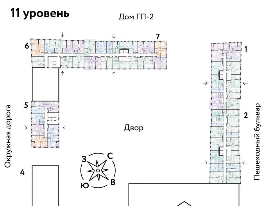 квартира г Тюмень р-н Калининский ул Интернациональная 199к/9 фото 3