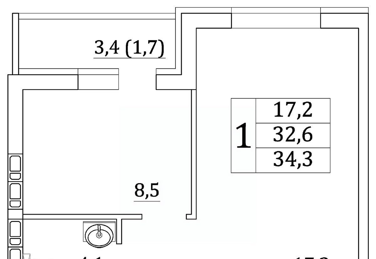 квартира г Воронеж р-н Левобережный ул Героев Стратосферы 13а фото 1