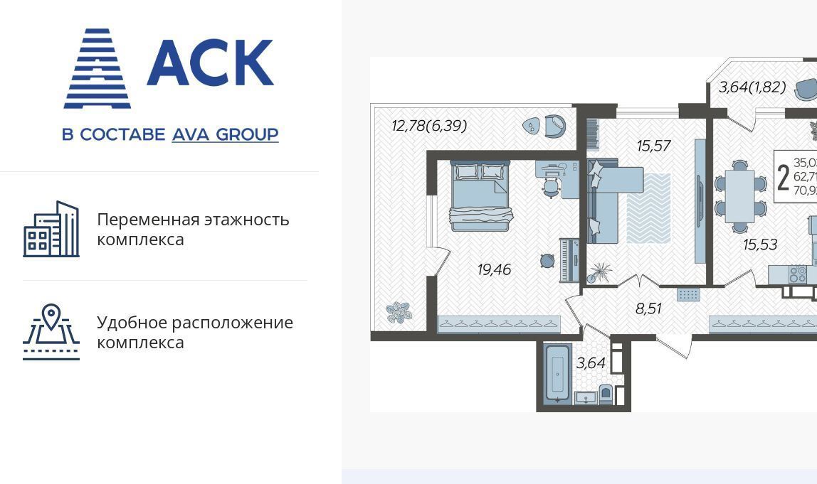 квартира г Краснодар р-н Карасунский ул Уральская 87/7 фото 1