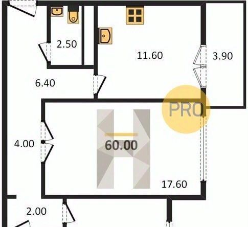 квартира г Воронеж р-н Советский ул Конструкторов 29а фото 2