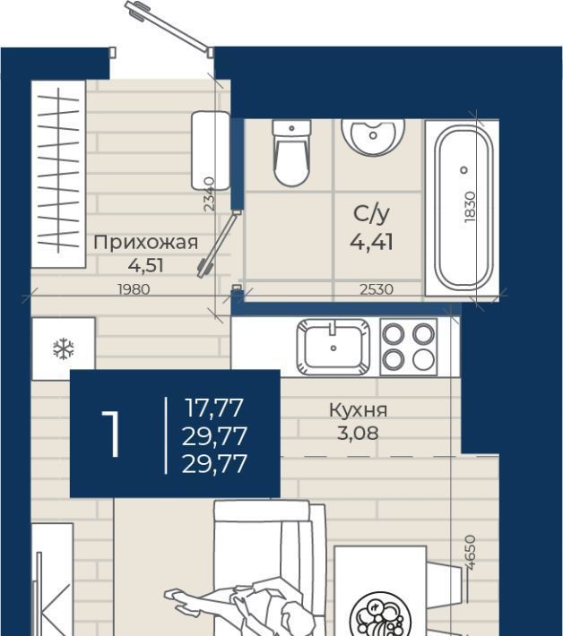 квартира г Казань Суконная слобода Нова жилой комплекс фото 1