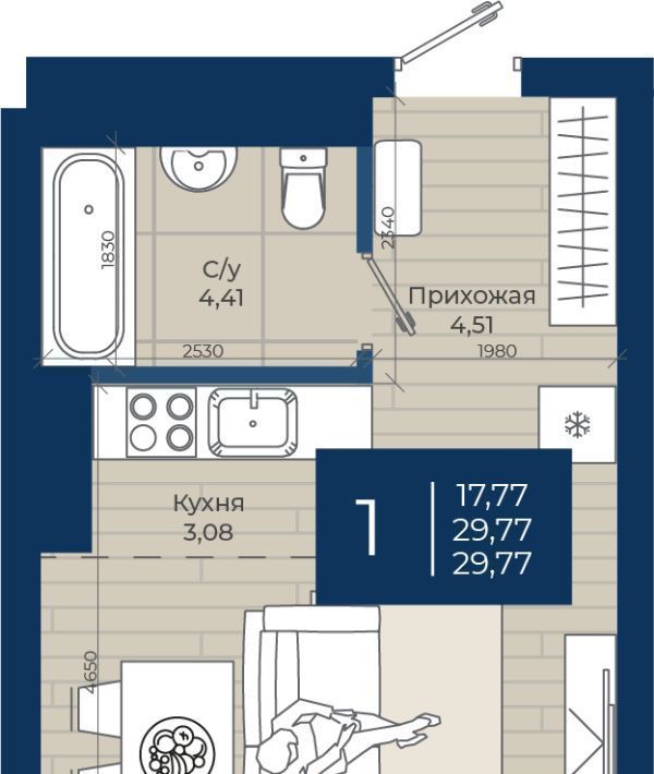 квартира г Казань Суконная слобода ул Николая Ершова 34/1 фото 1