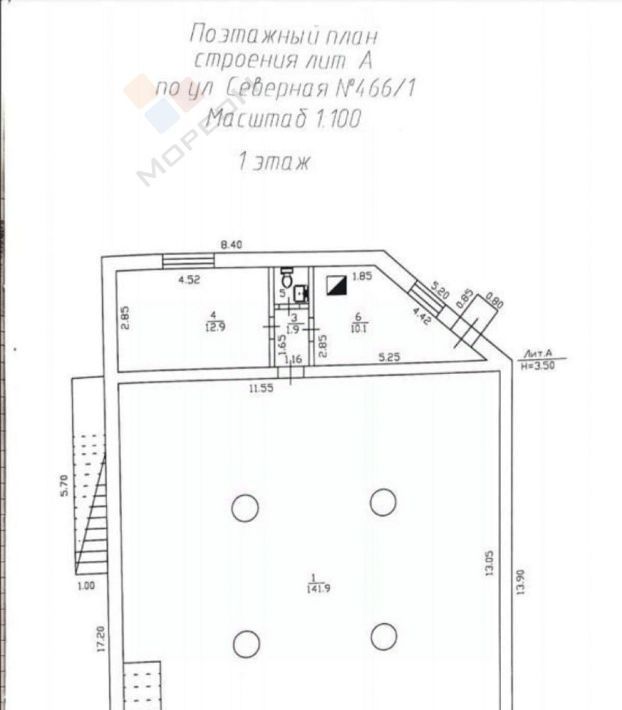 свободного назначения г Краснодар р-н Центральный ул Северная 466/1 фото 14