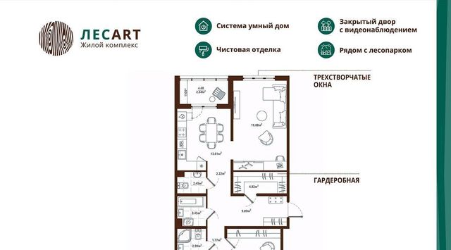 п Аннино Новоселье городской поселок, Проспект Ветеранов, Лес Арт жилой комплекс фото