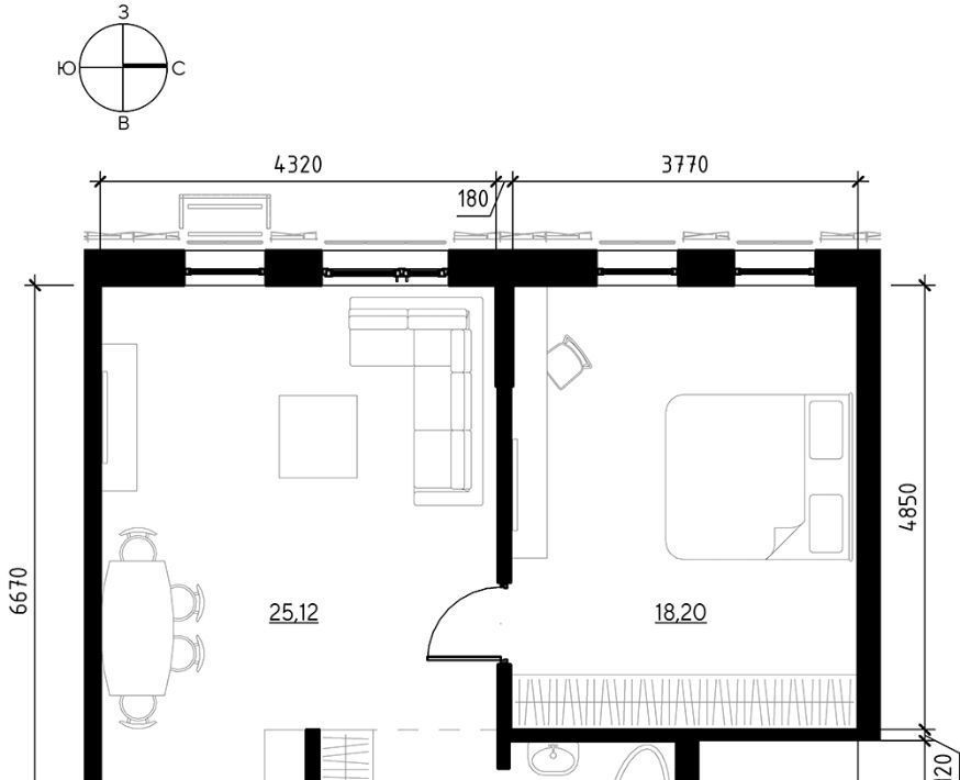 квартира г Иркутск р-н Свердловский ул Набережная Иркута 21/1 Затон кв-л фото 2