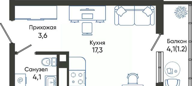 г Новороссийск р-н Центральный ул Куникова 47г ЖК Облака 2 фото