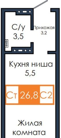 квартира г Красноярск р-н Советский Солнечный ул Соколовская 52 жилрайон, 5-й мкр фото