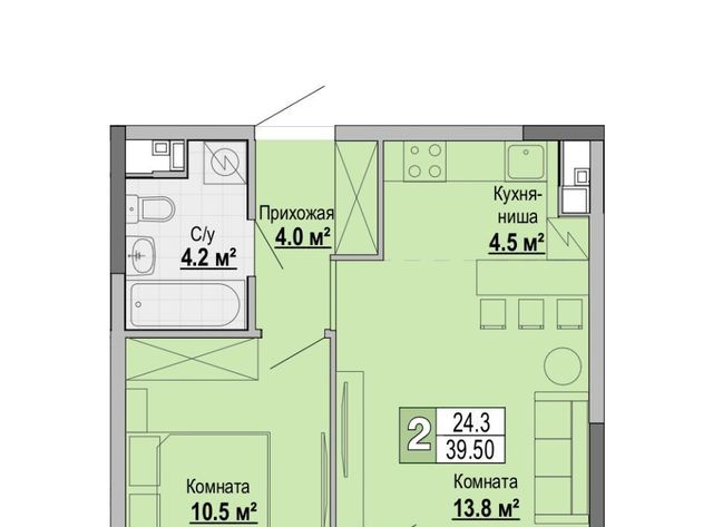 квартира г Ижевск р-н Ленинский ЖК «ТЕТРИС» фото