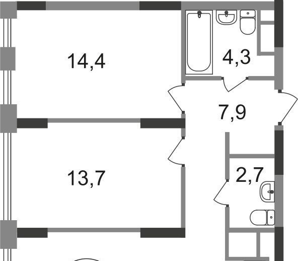 квартира г Москва п Внуковское метро Рассказовка Переделкино Ближнее мкр, 17-й кв-л, к 1 фото 1