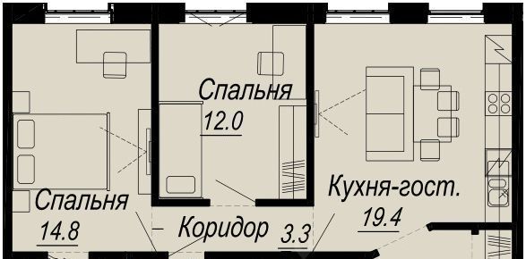 квартира г Санкт-Петербург метро Петроградская наб Реки Карповки 27 фото 1