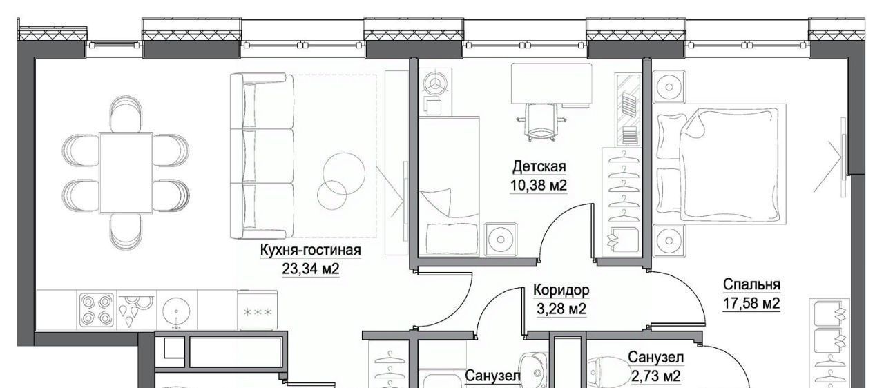 квартира г Москва метро Селигерская район Дегунино проезд Ильменский 14к/3 фото 2