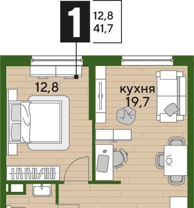 квартира г Краснодар р-н Прикубанский ул им. Анны Ахматовой фото 1