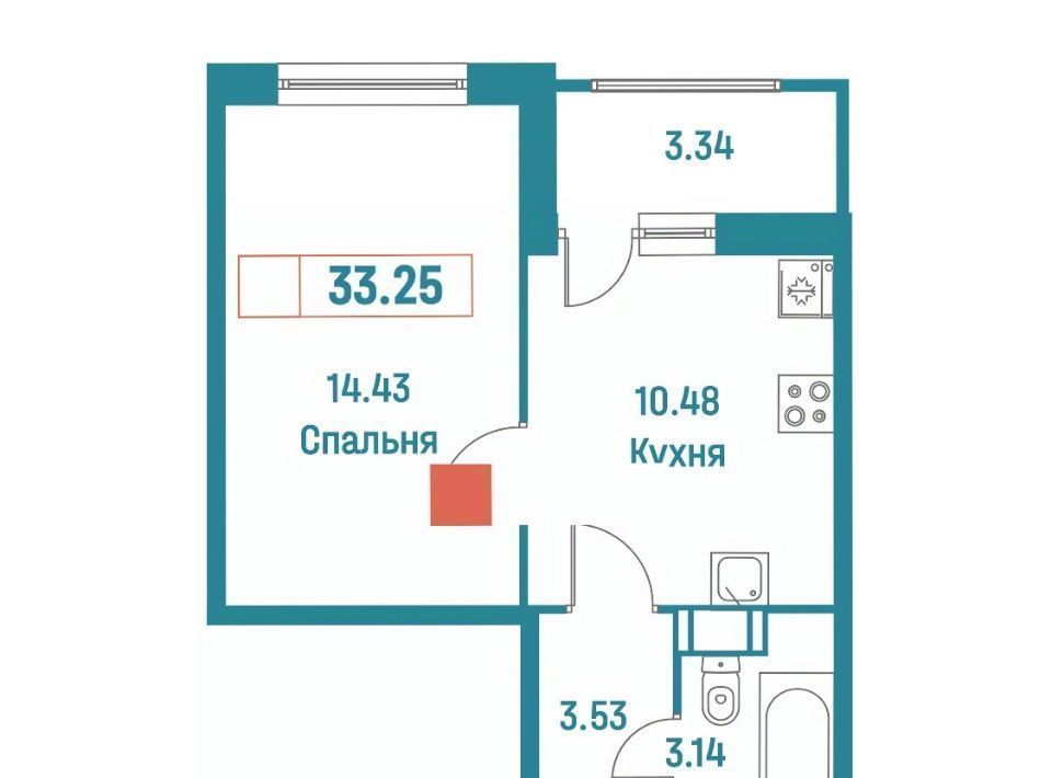 квартира р-н Всеволожский г Мурино ул Екатерининская 18/3 Девяткино фото 1